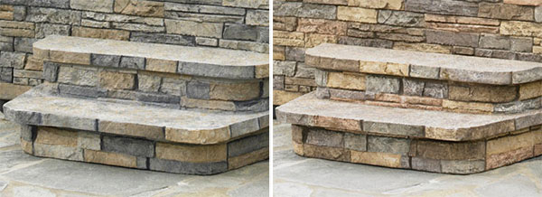 graystone or earthstone spa step
