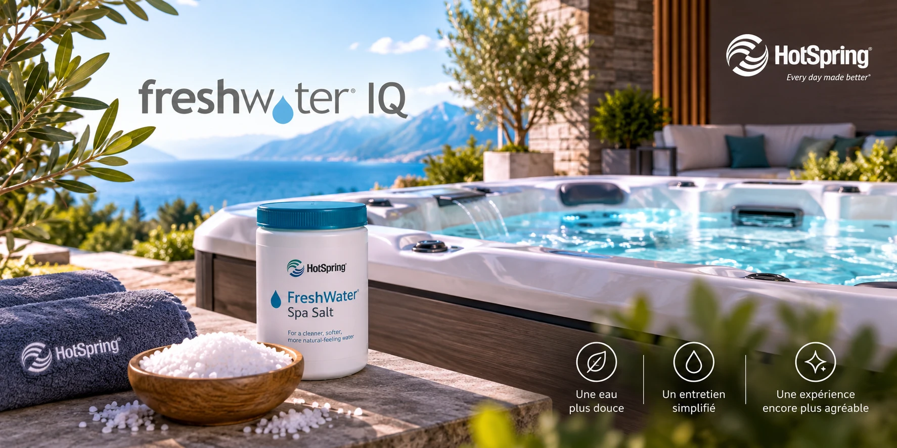 Système au sel FreshWater pour spa HotSpring