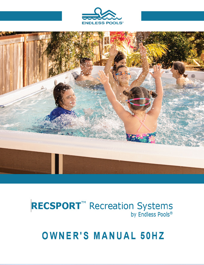 Owner's Manual Endless pools RecSport system 2024