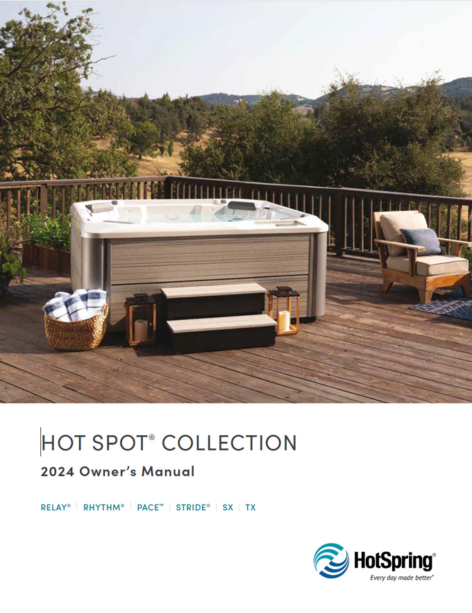 Owner's manual Hot Spot 2024