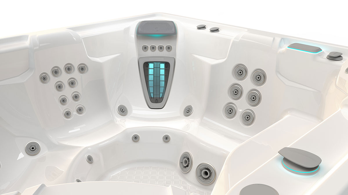 HotSpring Highlife 2023 Vanguard AlpineWhite Interior